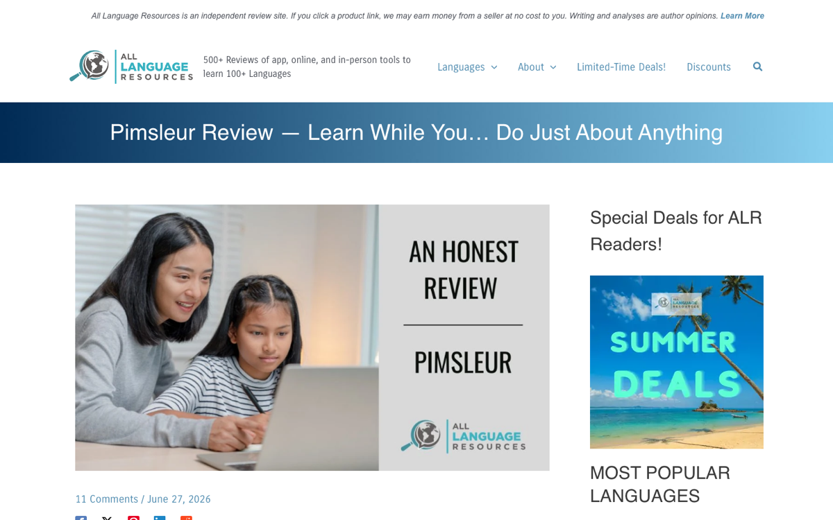 A published review